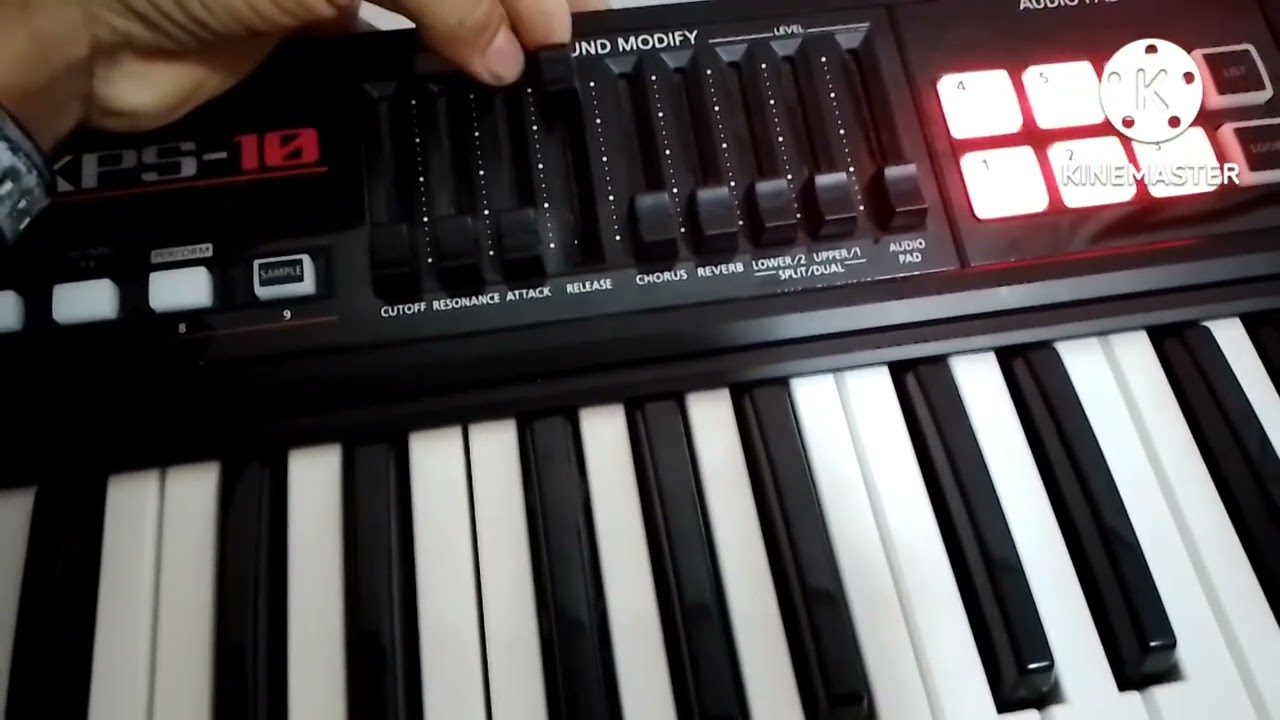 función de los pads en el teclado Roland xps 10