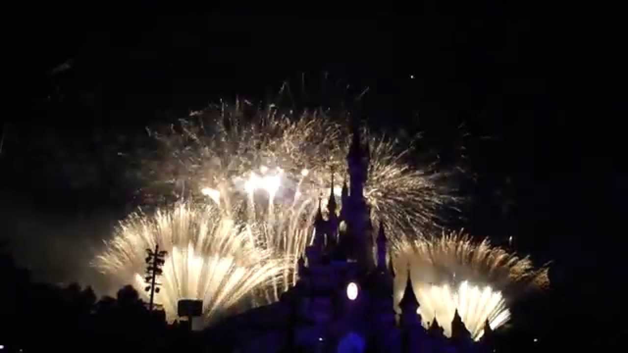 Bastille Day Fireworks - Feux d'artifice du 14 Juillet - Disneyland Paris 2013