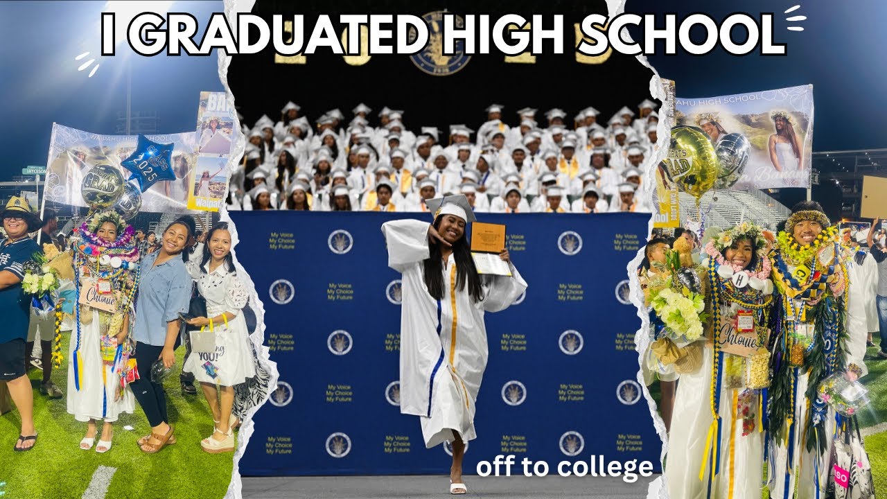 I JUST GRADUATED HIGH SCHOOL!