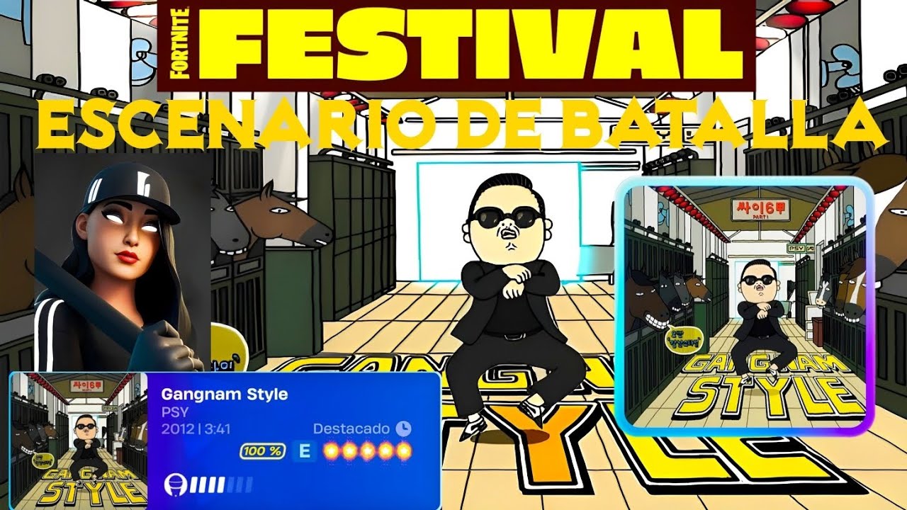 PSY-Gangnam Style(Vocal)Experto/100% Perfect/Escenario De Batalla/Fortnite Festival(Victoria Campal)