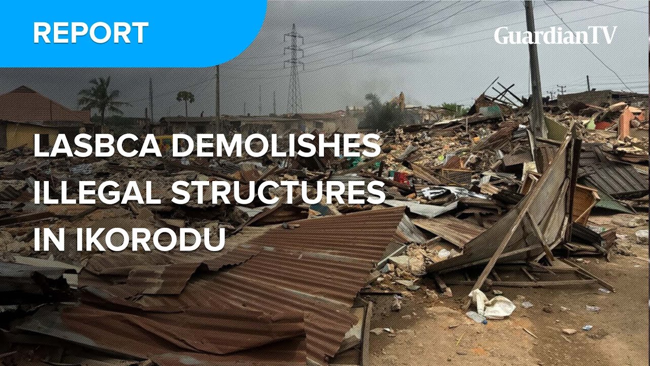 LASBCA Demolishes illegal structures in Ikorodu
