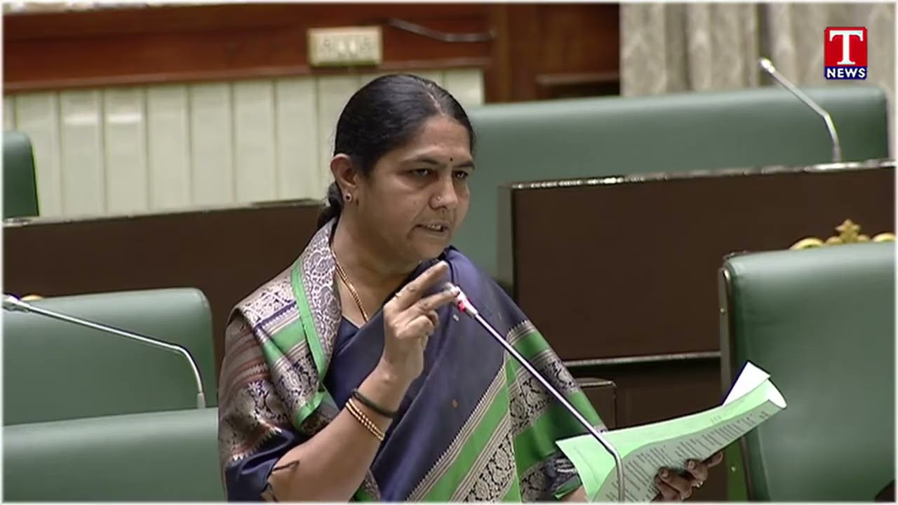 BRS MLA Sunitha Laxma Reddy Speech In Telangana Assembly 2026 | T News