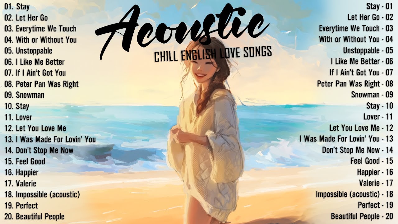 Best Acoustic Songs 2025 🍓 Top Chill Love Songs Cover 2025 🍓 Soft Acoustic Love Songs