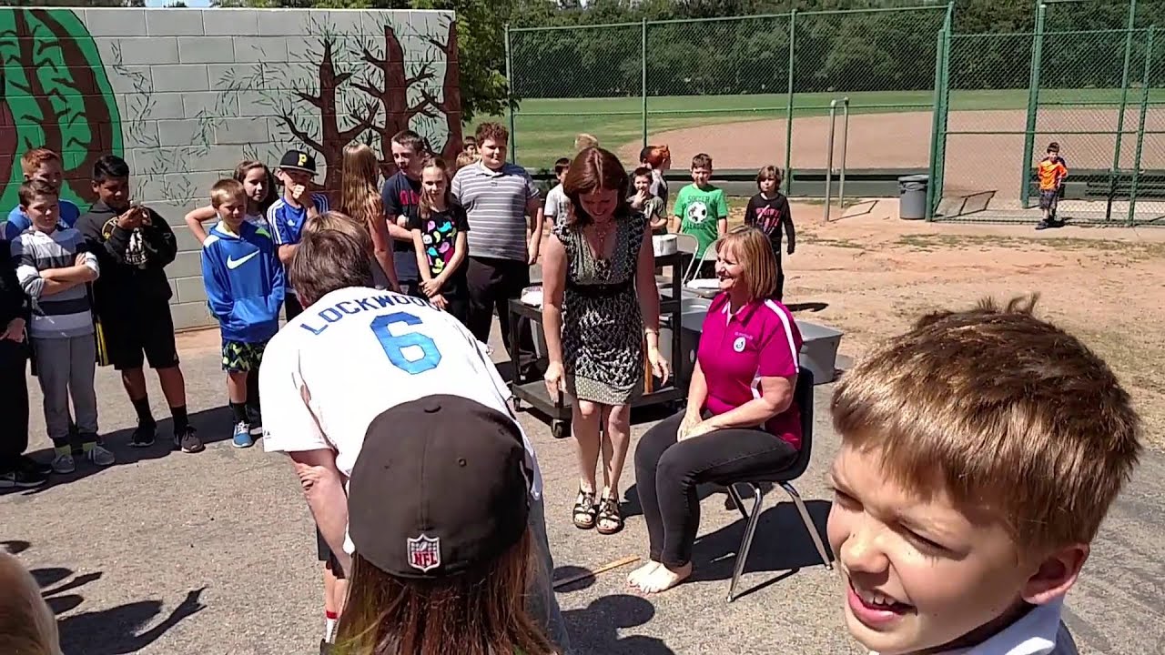 Pie toss video 2016