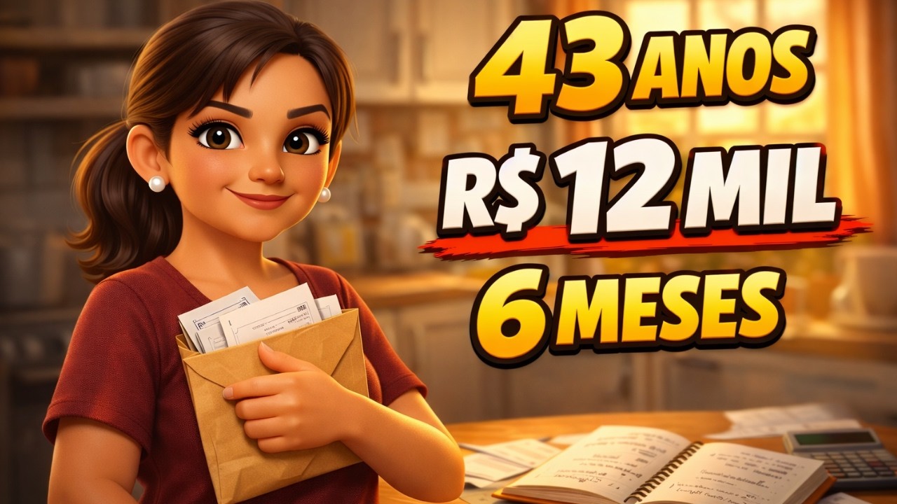 Endividada aos 43 com R$ 12 Mil: O Código Simples que Mudou Tudo em 6 Meses