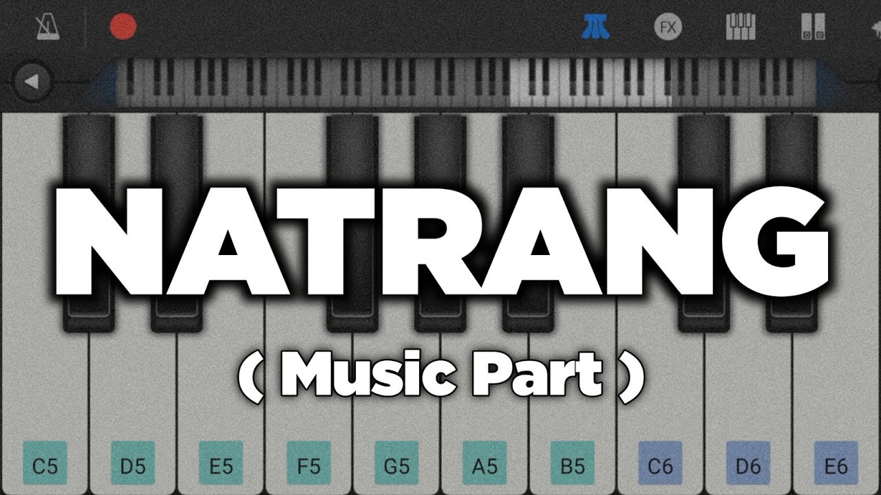 Natrang Music On Piano | Ajay-Atul | Natrang | Easy Mobile Piano Tutorial | Shrikesh Ambadkar