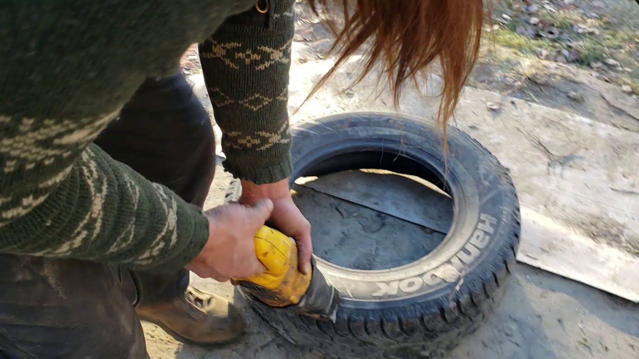 Cutting Tires for Our Homestead Projects