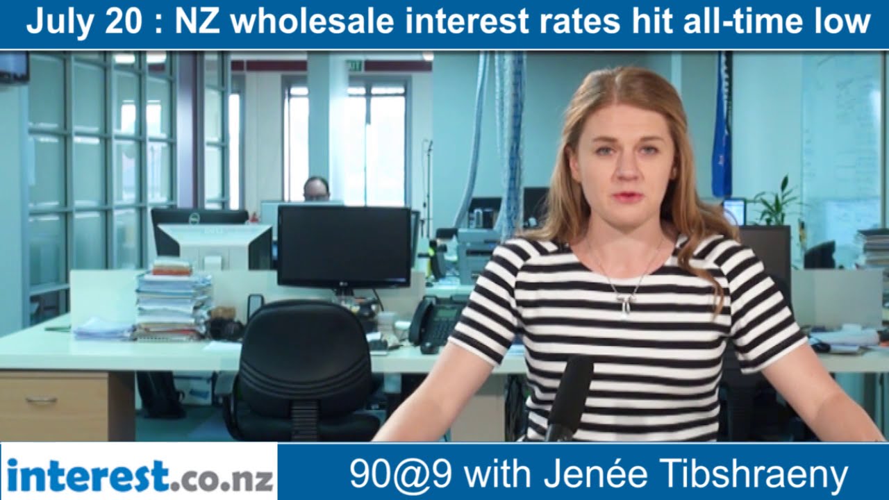 90 seconds @ 9am : NZ wholesale interest rates hit all-time low