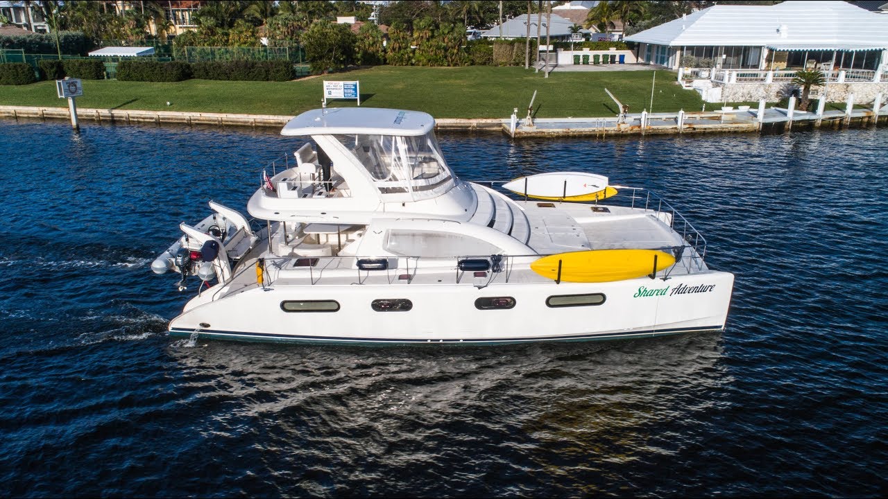 Leopard 47 PC Catamaran 4K Catamaran Tour with Commentary