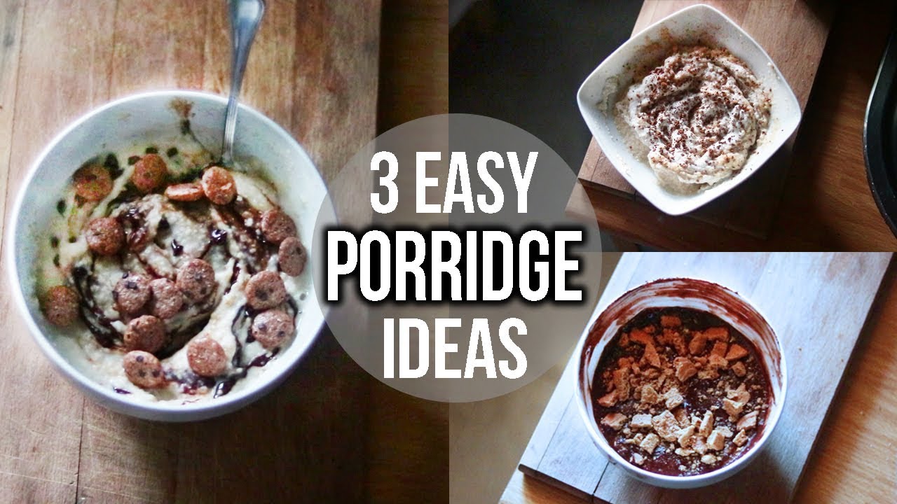 3 TIPI DI PORRIDGE VEGAN GOLOSI E VELOCI