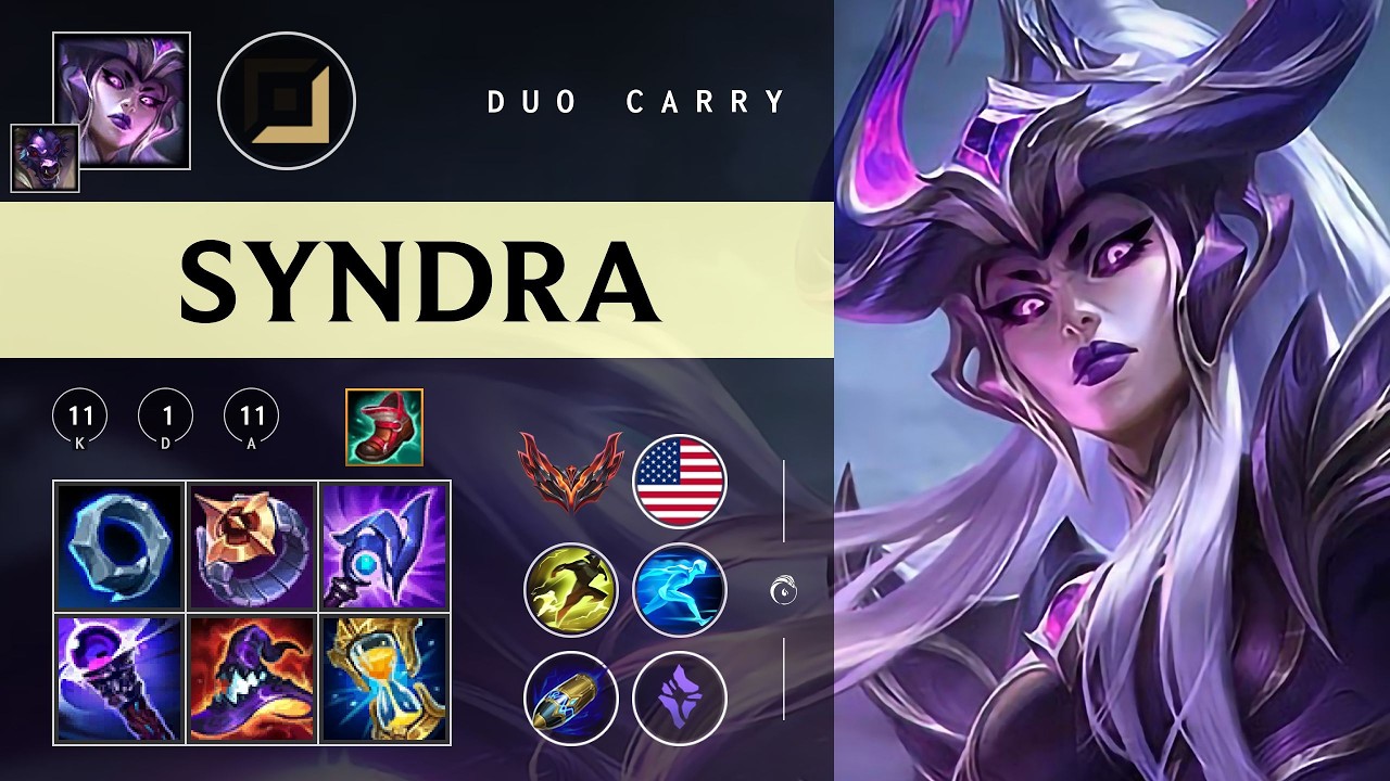 Syndra Carry vs Karthus - NA Grandmaster Patch 26.05