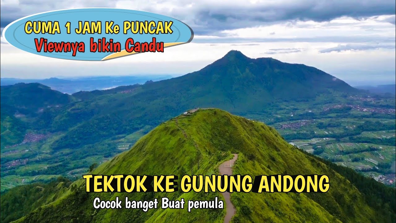 MUNCAK KE GUNUNG ANDONG PERTAMA KALI || VIEWNYA BIKIN CANDU, CUMA 1 JAM SAMPAI PUNCAK