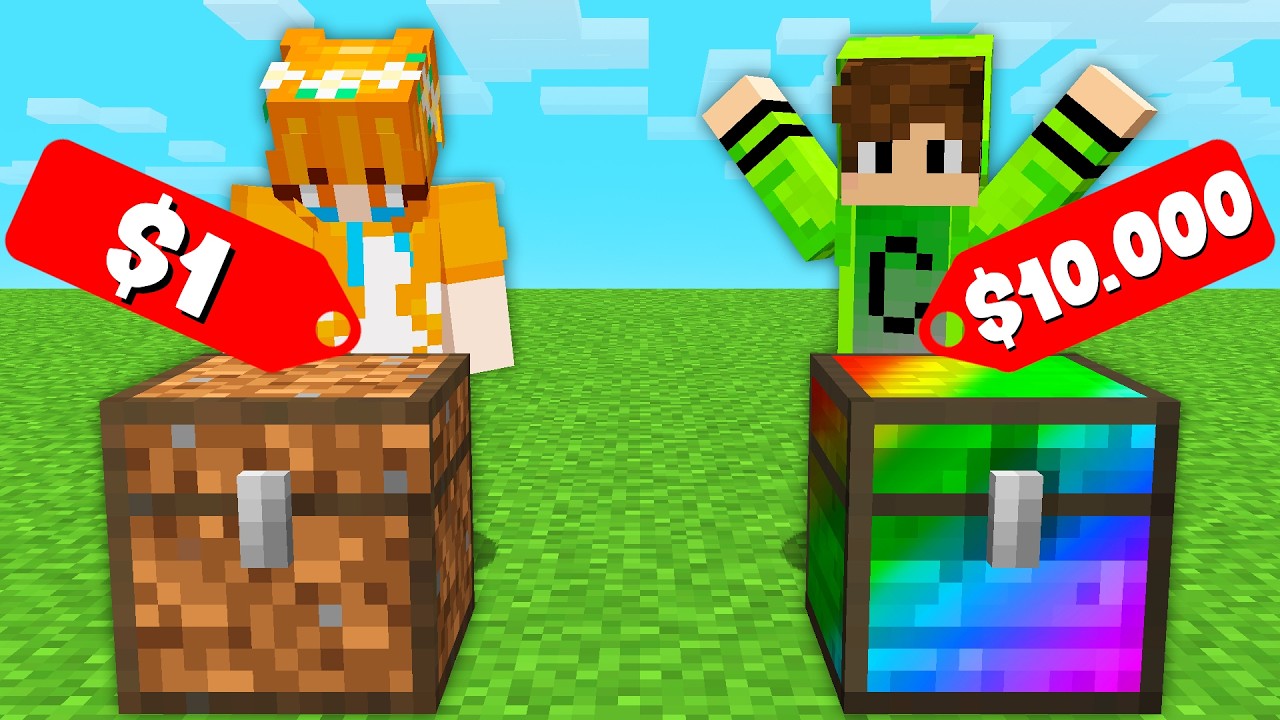 Rich vs Poor Chest in Minecraft