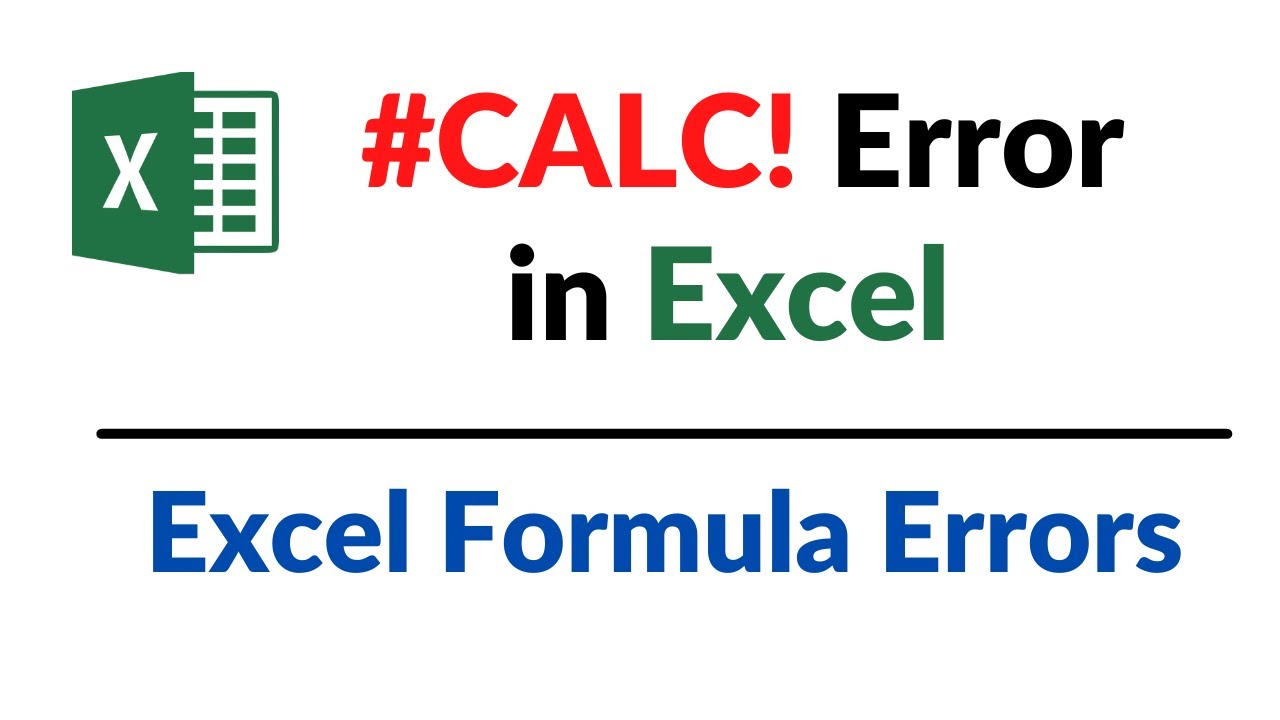 #CALC! Ошибка в Excel