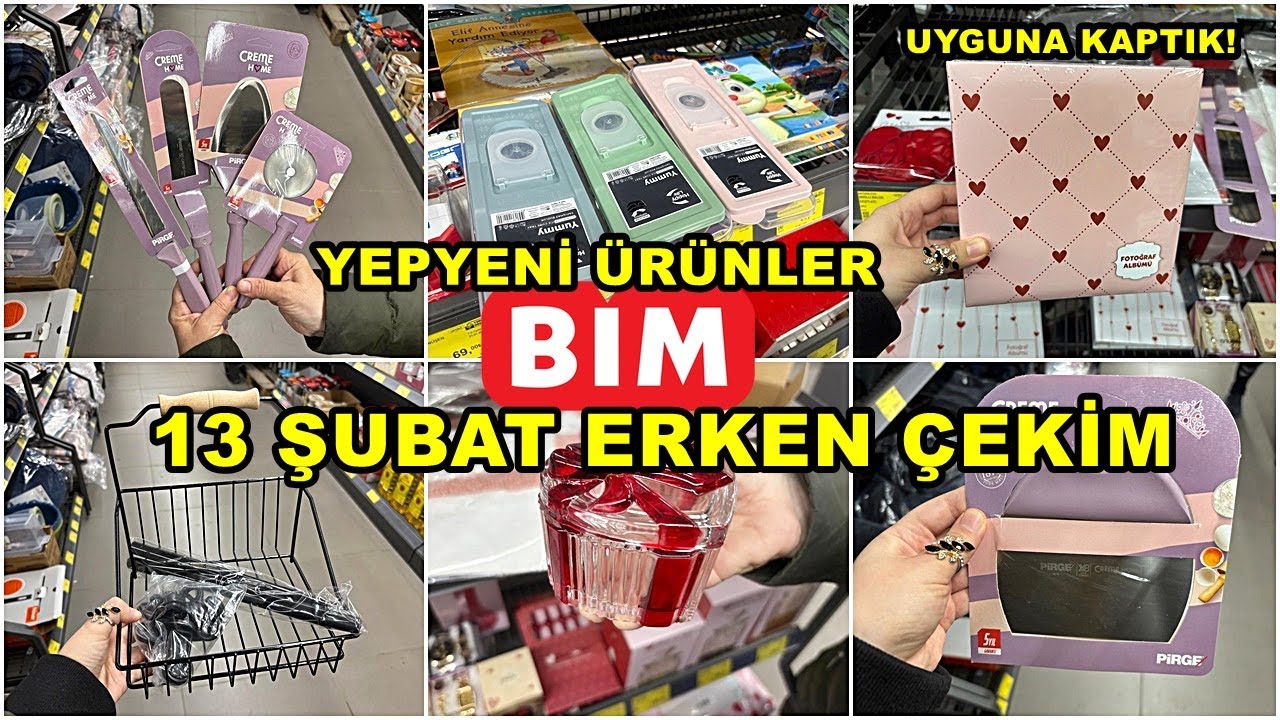 BİME GELDİ HEMEN ALDIK💃BİM 13 ŞUBAT 2026 CUMA💃/GERÇEK İLK VE TEK ERKEN ÇEKİM❗️/YEPYENİ ÜRÜNLER/