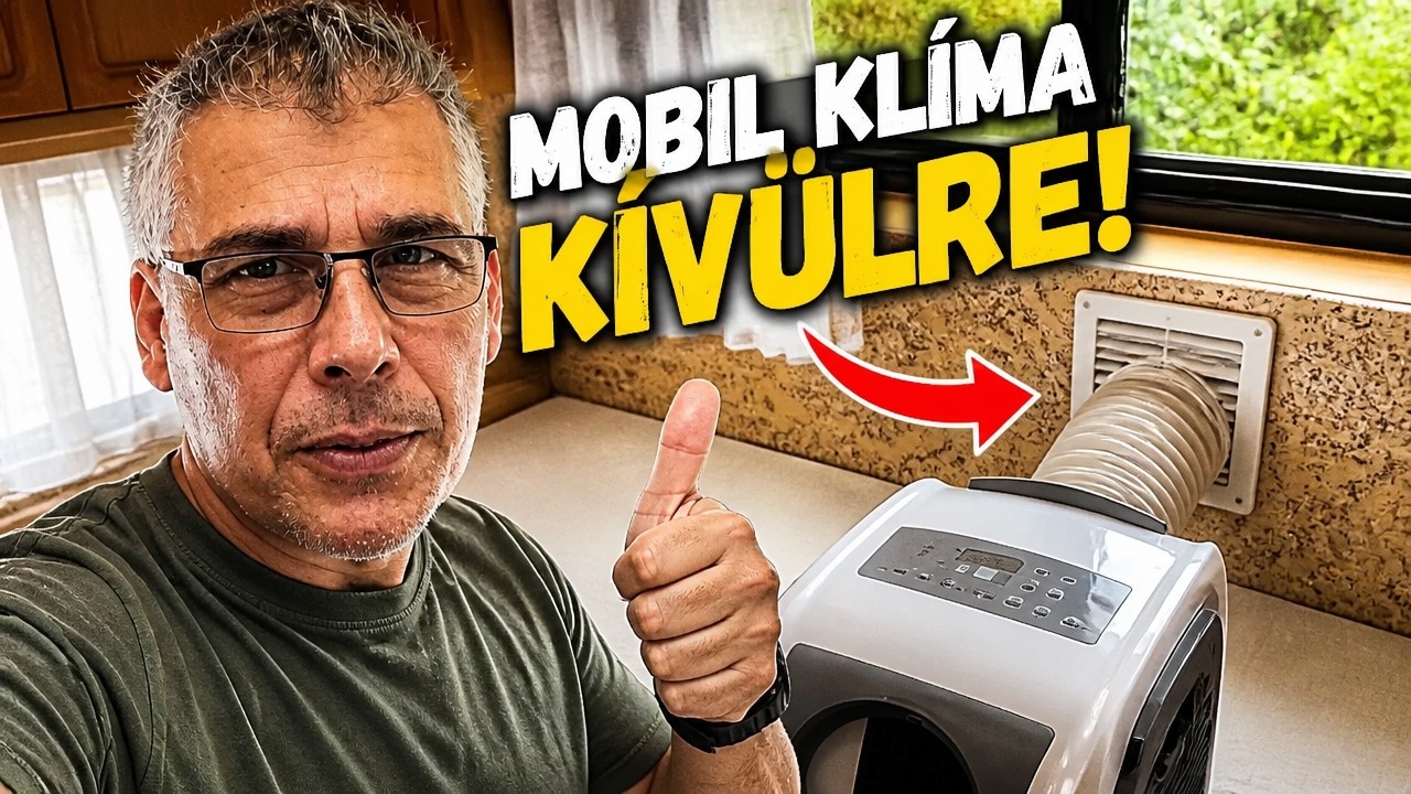 Beszereltem a Fisher mobil klímát, nem is gondolnád hova tettem!