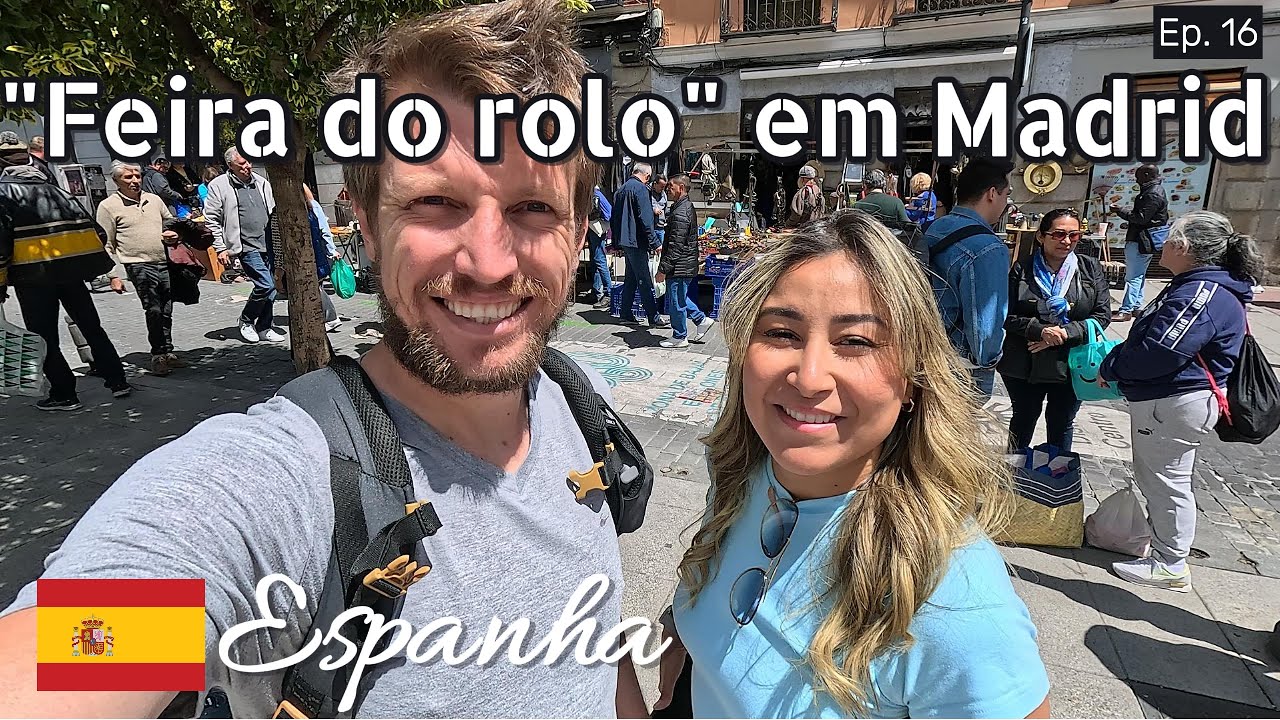 FEIRA DO ROLO EM MADRID ESPANHA 🇪🇸, FEIRA EL RASTRO #Ep16