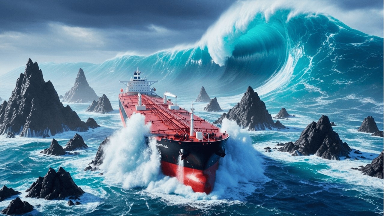 Violent Storm Forces Oil Tanker Ashore — The Ocean’s Hidden Threat