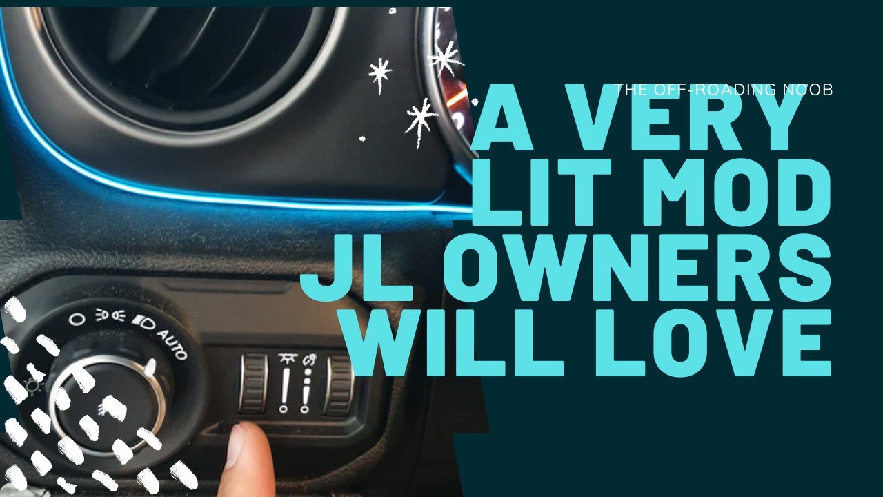 Jeep wrangler JL Dash Surround Light