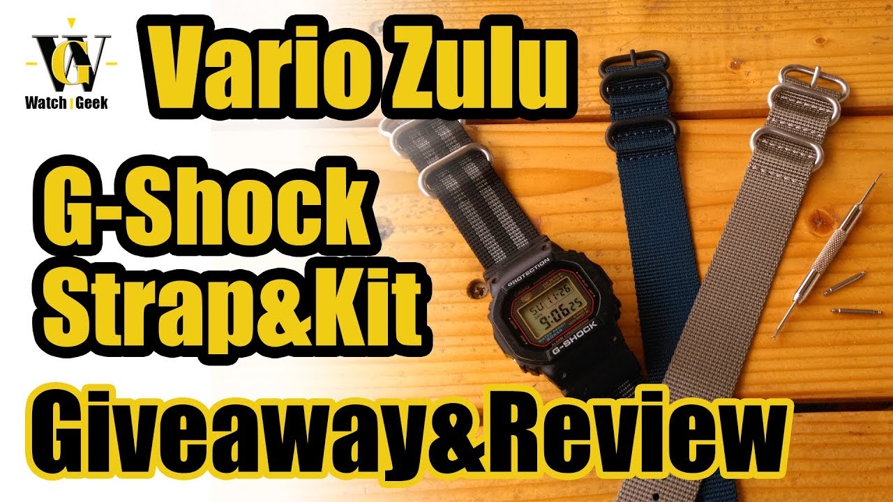 Vario Zulu G-Shock Conversion kit - giveaway & review (with HR & EN captions)