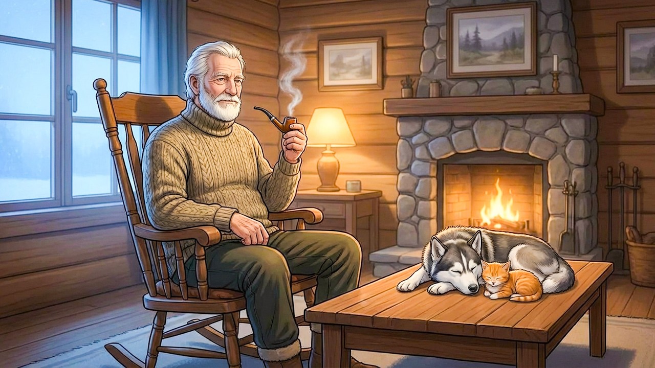 An Old Man Heals a Trapped Wolf, Then It Saves His Life | Relaxing Ghibli Style