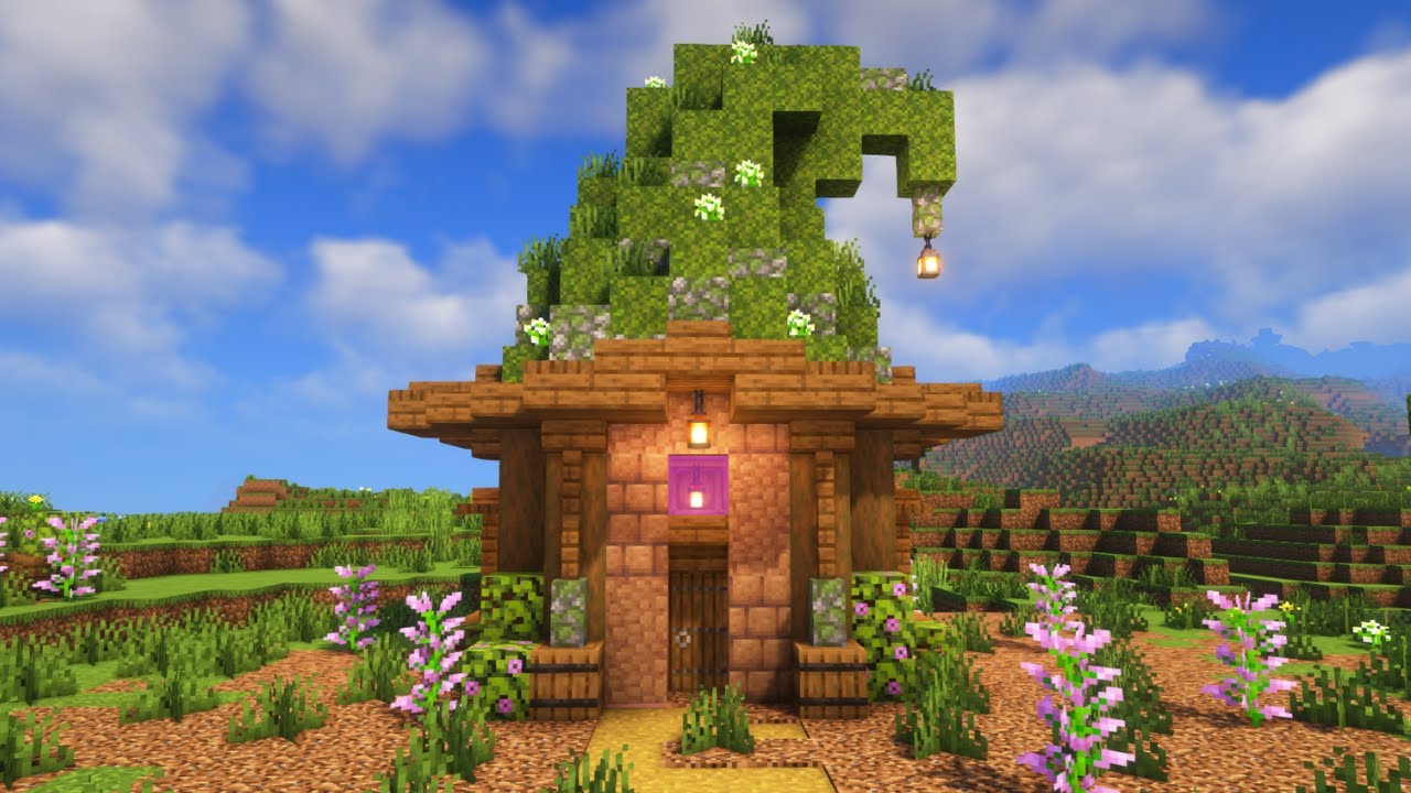 Minecraft: How to Build a Cozy Witch House Tutorial