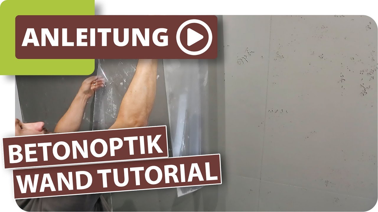 Tutorial Wand in Betonoptik