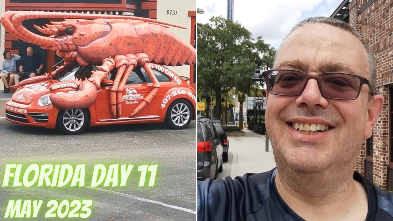 Orlando Florida Vlog 2023 Day10 | Walk Down International Drive | Icon Park | Buffalo Wild Wings