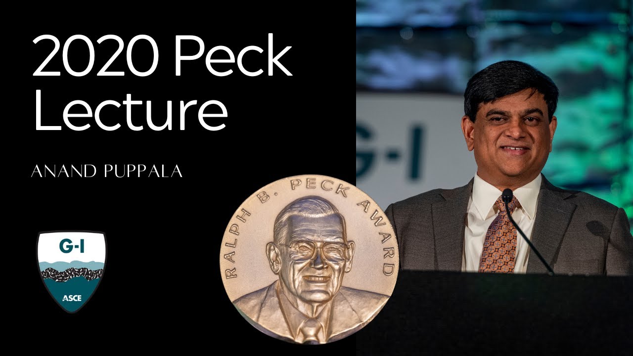 2020 Ralph B. Peck Lecture: Anand Puppala: Problematic Soils