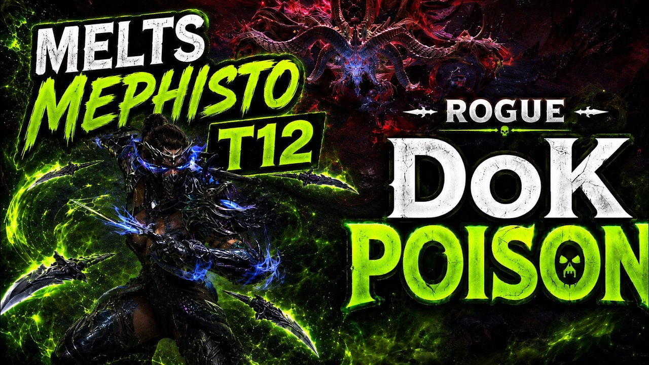 Rogue Dance of Knives Poison Melts T12 Mephisto, Fast Kill. Diablo 4
