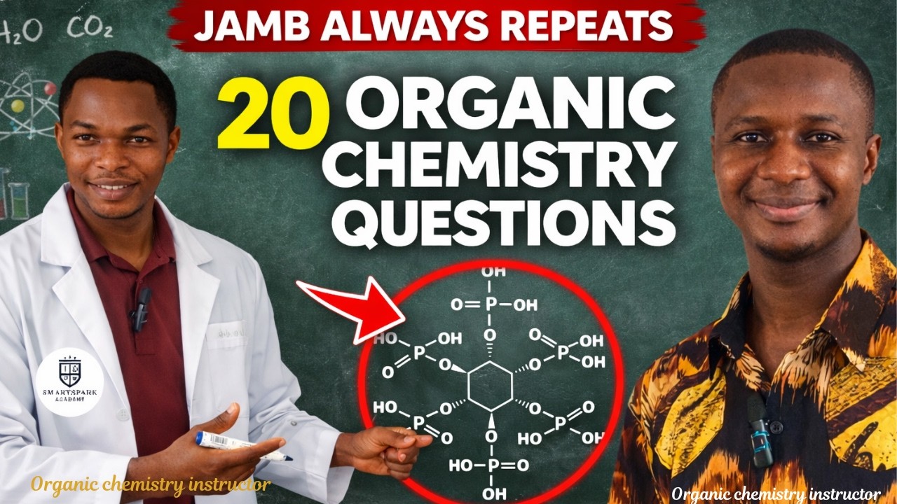Organic Chemistry for JAMB | 20 Important Questions & Solutions