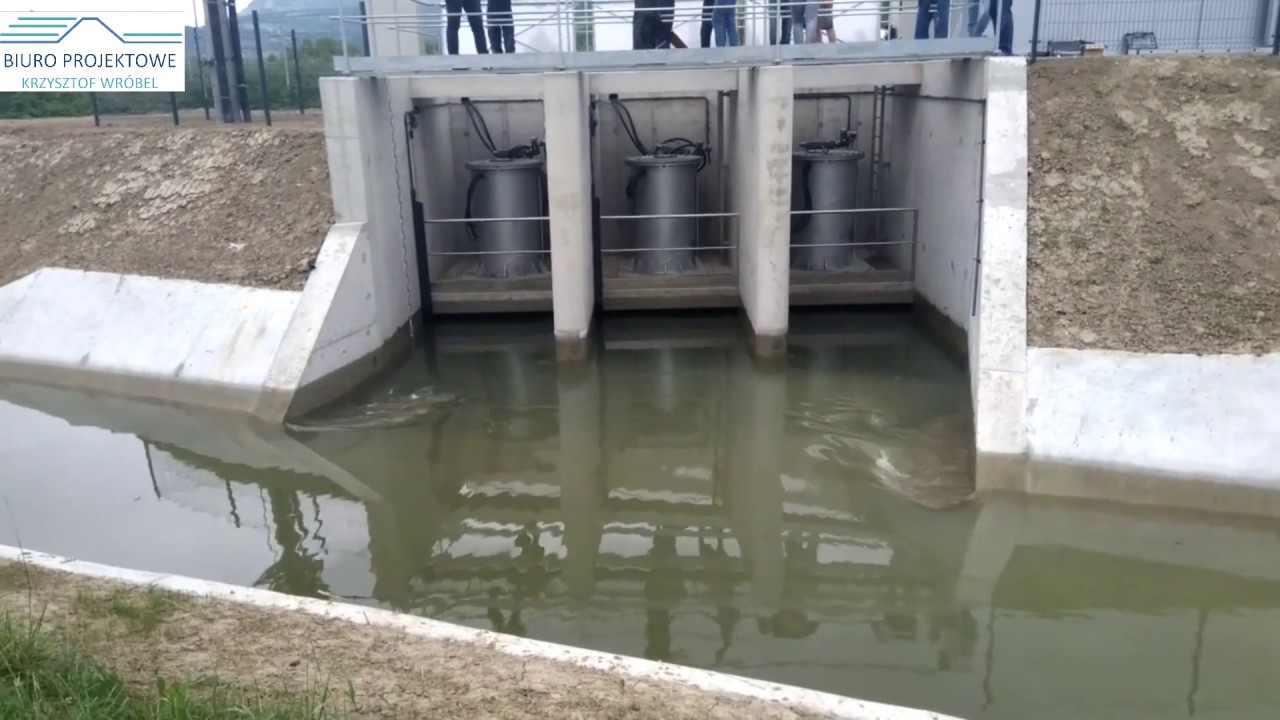 Rozruch pompowni wydajność 6,02m3/s - Pompy KSB AMACAN- Projekt i Nadzór BP Krzysztof Wróbel