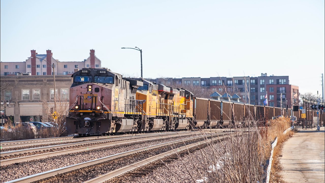 Chasing UP 6318 (SP Patch) across Western Illinois!