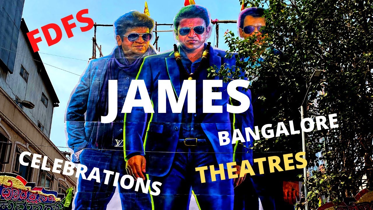 JAMES KANNADA MOVIE FDFS VERA LEVEL CELEBRATIONS BANGALORE THEATRES #JAMES #APPU #PUNITHRAJKUMAR