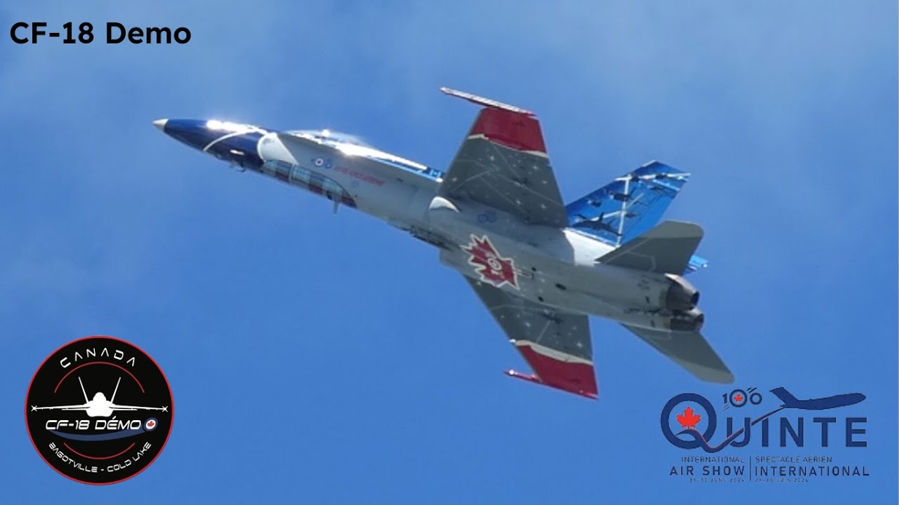 RCAF CF-18 Hornet Demo Team - 2024 Quinte International Airshow