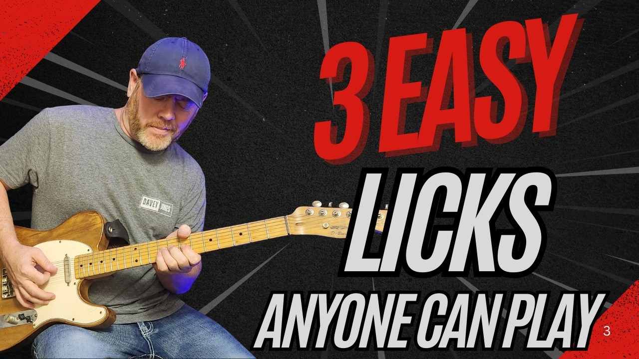 3 Easy Licks That Will Fill Up Your Solos and Sound Great