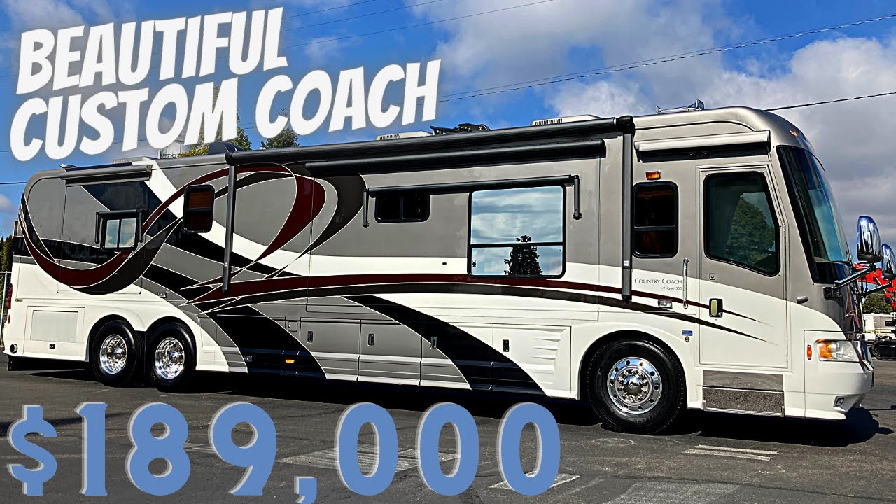 Beautiful Custom Country Coach Intrigue Awesome Light Colors!