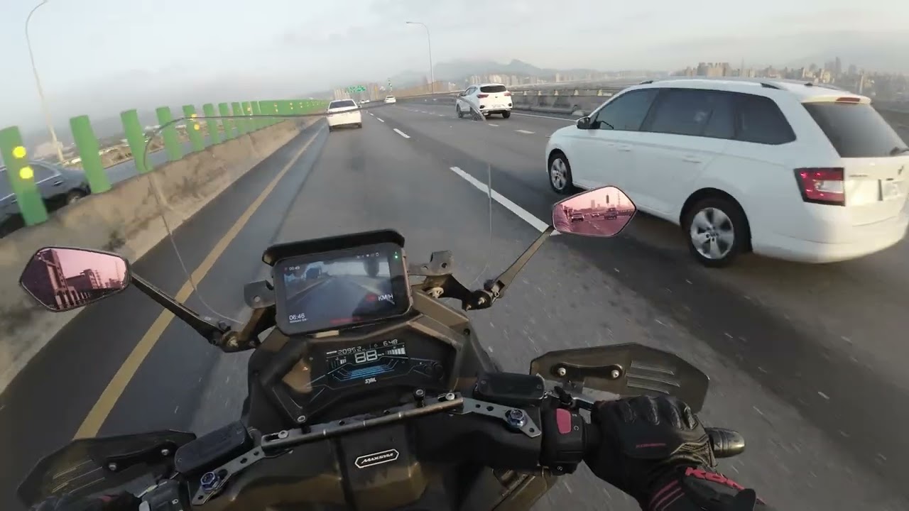 20260302 上班 先回租屋處放東西 板橋⮕觀音 台64⮕台61 觀音工業區 MAXSYM GT