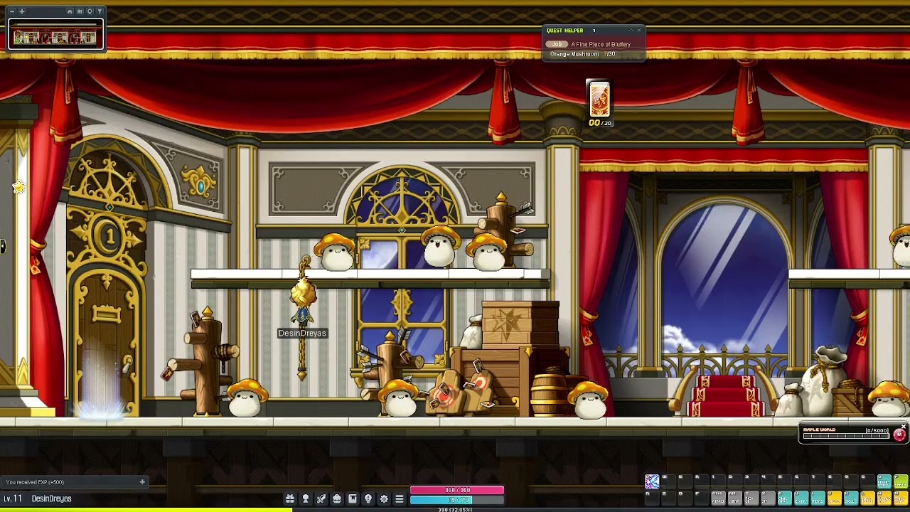 Maplestory - Phantom Training Areas : Phantom Ship , Henesys { lvl 1-30 } #maplestory