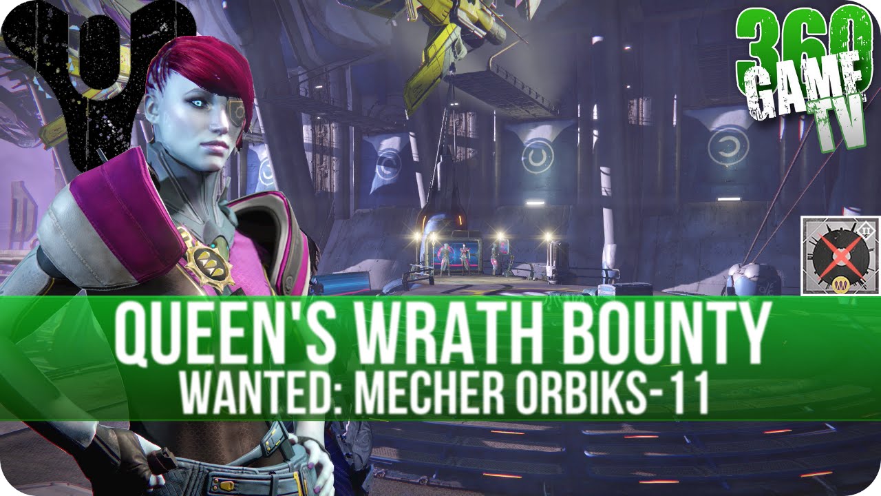 Destiny - Wanted Mecher Orbiks-11 (Ishtar Cliffs Venus) - Queens Wrath Bounty Walkthrough / Location