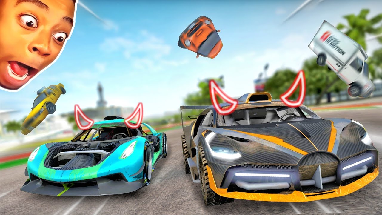 Angry Bugatti VS Angry Jesko🤯|Offroad Skins| New Map| Extreme Car Driving Simulator🔥|