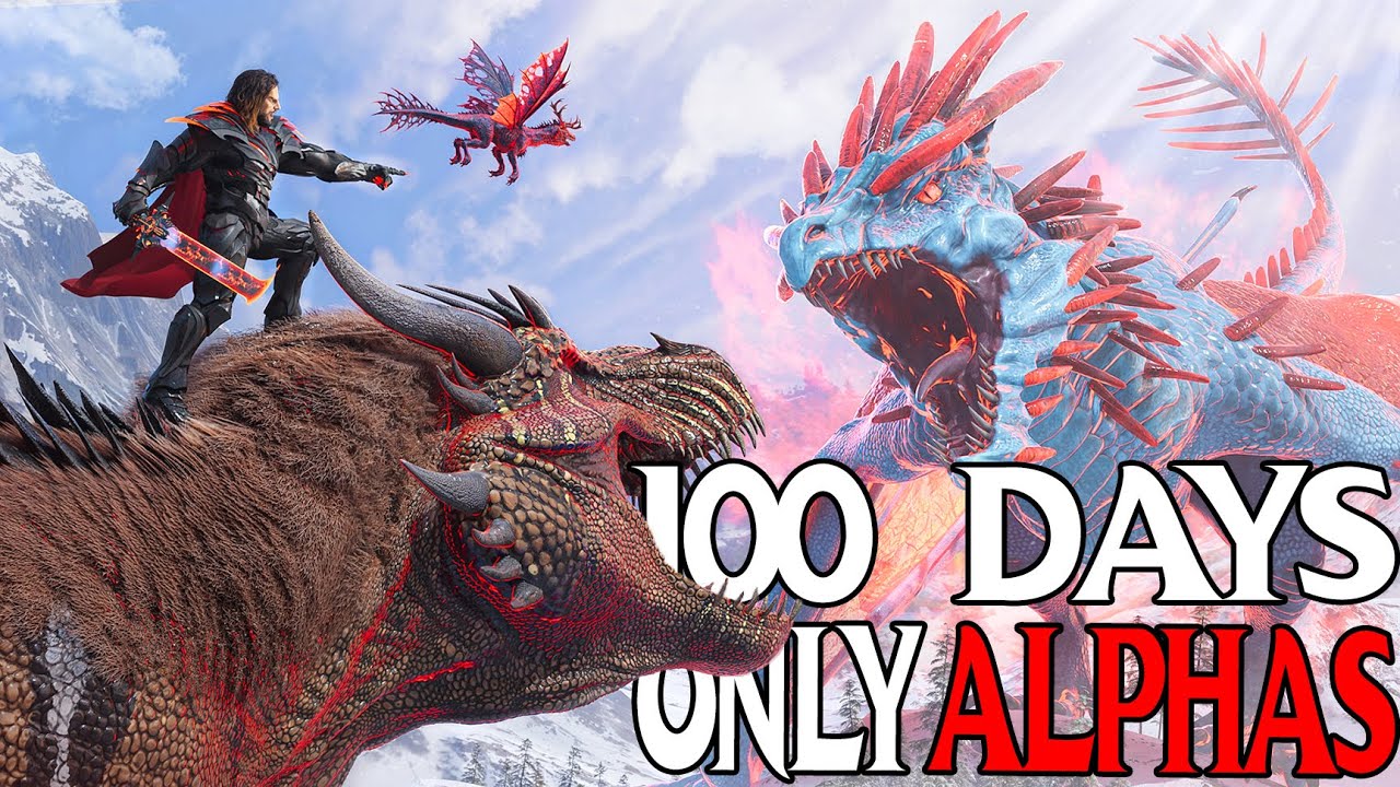 I Spent 100 Days in an Alpha Apocalypse in Ark... Here's What Happened