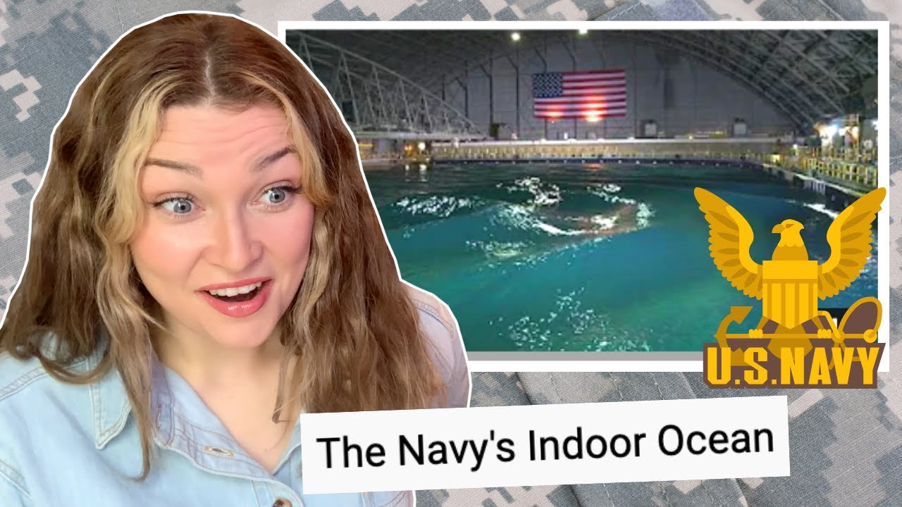 New Zealand Girl Reacts to the US NAVY'S INDOOR OCEAN 😱🇺🇸