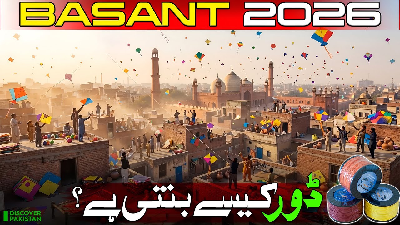 Basant 2026 | Complete Kite String Making Process | Kite Line Making | Discover Pakistan