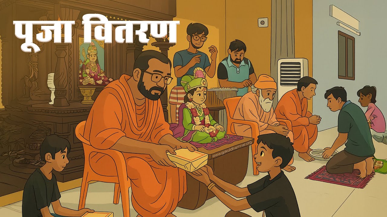 Puja Vitran || Gokuldham International Campus ||   @GokuldhamNar
