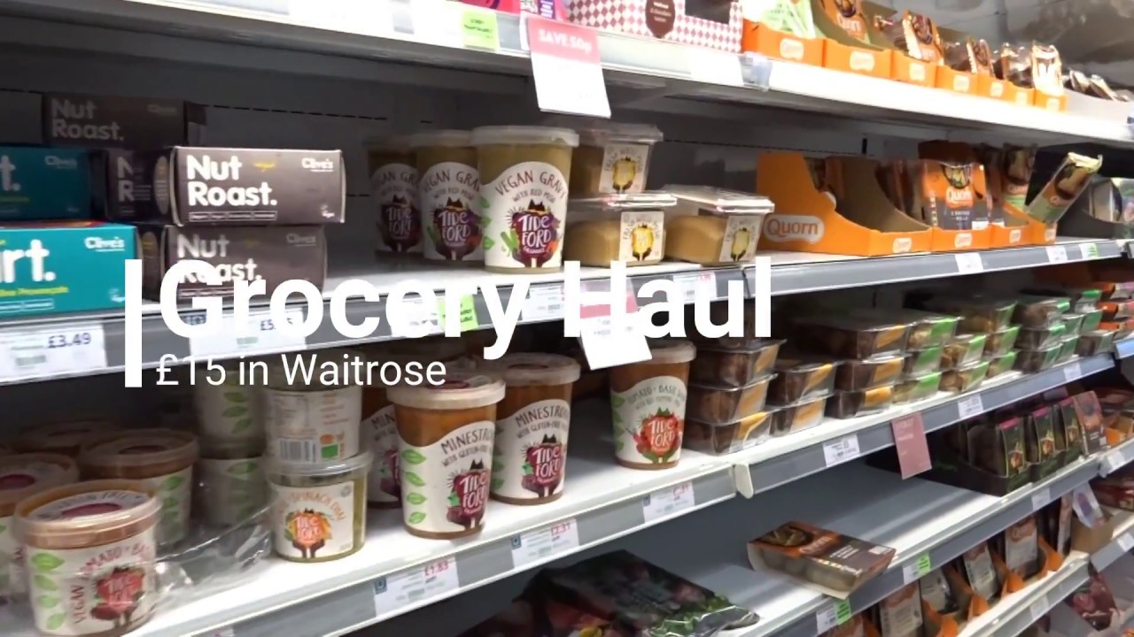 Grocery Haul &brvbar; &pound;15 in Waitrose
