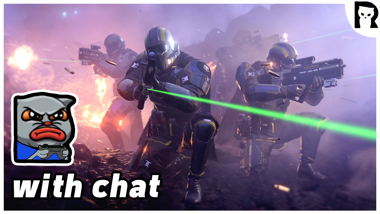 Lirik, Symfuhny, Anthony_Kongphan, Bio play Helldivers 2 - Devoid of Liberty Update