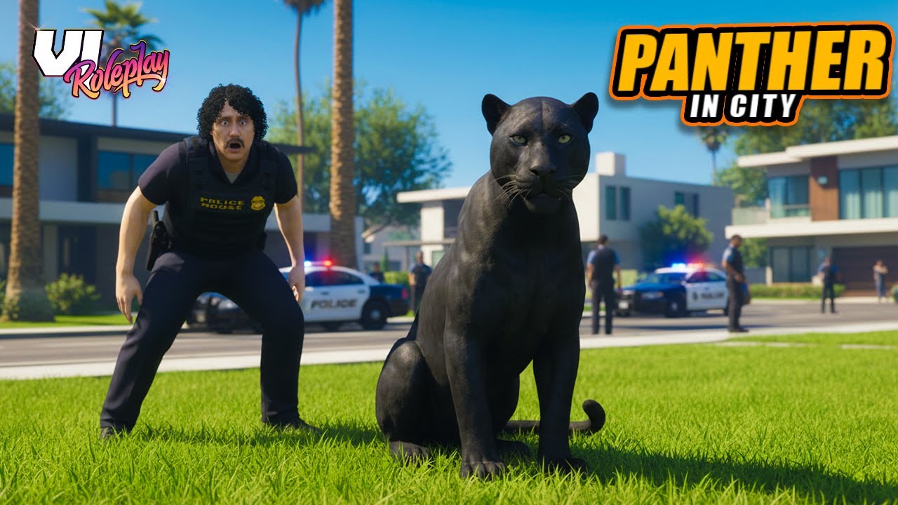 I FOUND A PANTHER IN CITY ! - GTA VI ROLEPLAY #3 ft. @Keshobrinegaming