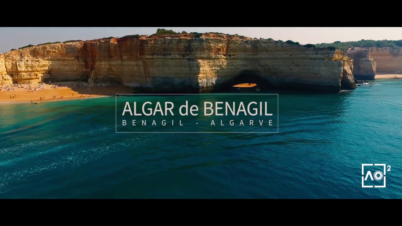 Algar de Benagil - Beach inside cave in Algarve