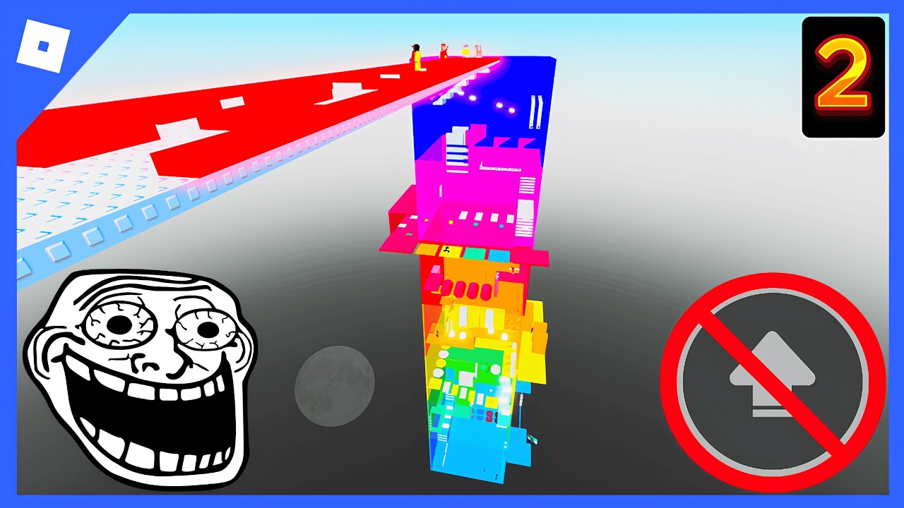 No Jump Troll Tower 2 [Full Walkthrough] | Roblox